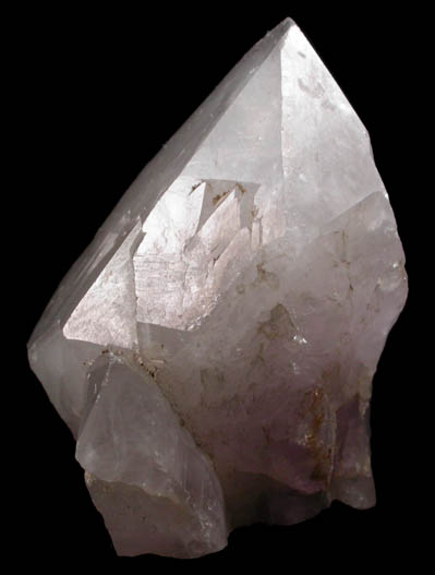 Quartz var. Smoky-Amethyst from Canton Lead Mines, south flank of Rattlesnake Hill, Canton, Hartford County, Connecticut