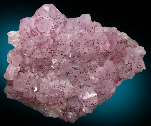 Quartz var. Amethyst with Hematite from Height's Lodge Pocket, Screel Hill, Dumfries & Galloway, Scotland