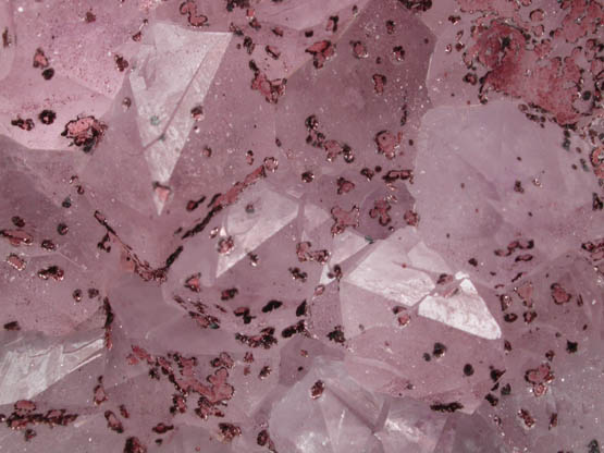 Quartz var. Amethyst with Hematite from Height's Lodge Pocket, Screel Hill, Dumfries & Galloway, Scotland