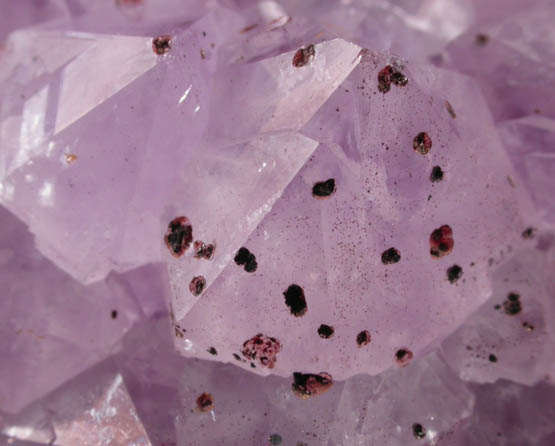 Quartz var. Amethyst with Hematite from Height's Lodge Pocket, Screel Hill, Dumfries & Galloway, Scotland