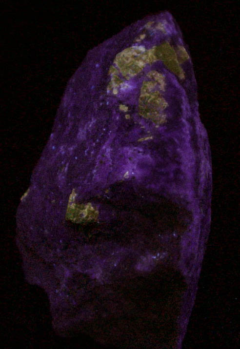 Dravite-Uvite Tourmaline in Inwood Marble from Construction excavation at 207th Street and Broadway, New York, Manhattan Island, New York