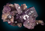 Fluorite with Galena from Blackdene Mine, Ireshopeburn, Weardale, County Durham, England