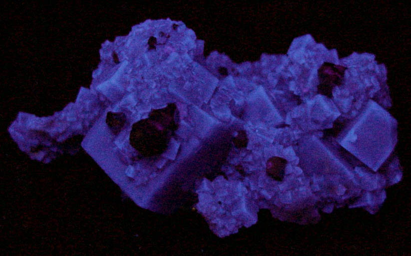 Fluorite with Galena from Blackdene Mine, Ireshopeburn, Weardale, County Durham, England