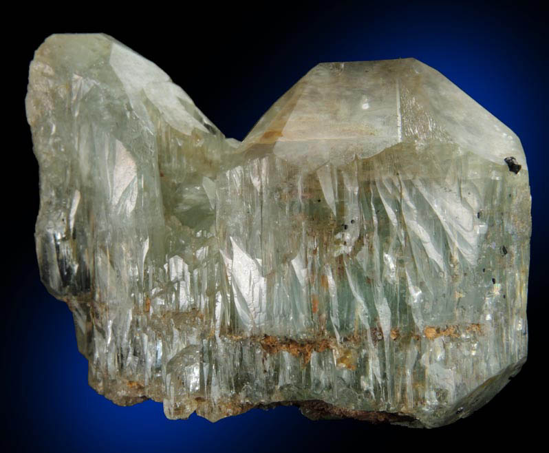 Topaz (unusual doubly-terminated parallel formation) from Klein Spitzkoppe, 56 km WNW of Usakos, Erongo region, Namibia