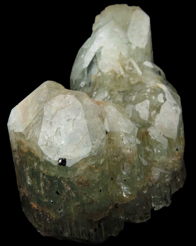 Topaz (unusual doubly-terminated parallel formation) from Klein Spitzkoppe, 56 km WNW of Usakos, Erongo region, Namibia