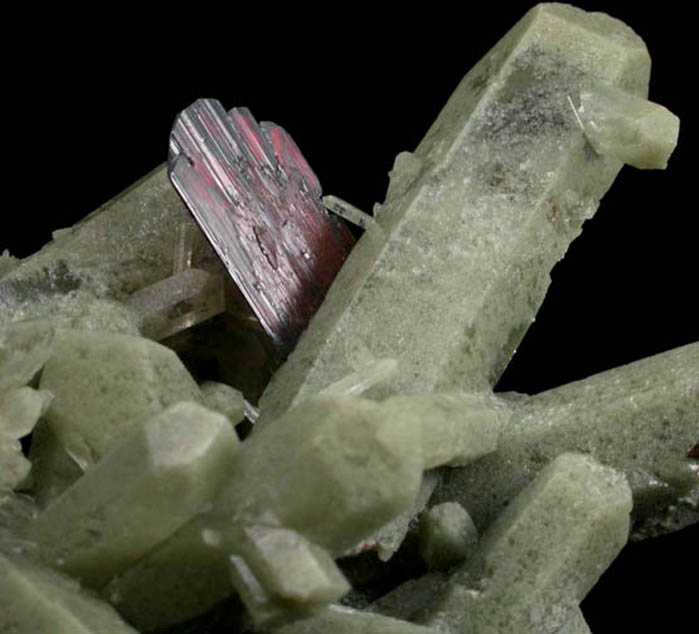 Brookite on Quartz with Chlorite from Kharan Mountain, Baluchistan, Pakistan