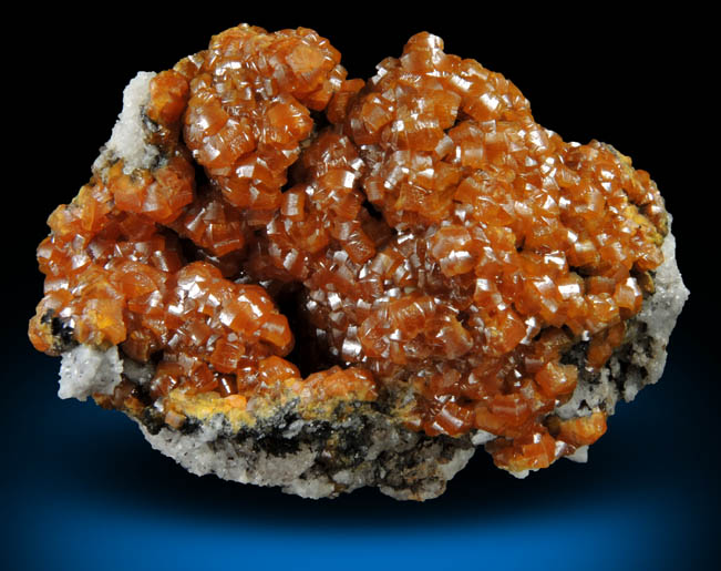 Mimetite var. Campylite from Drygill Mine, Caldbeck Fells, Cumberland, England