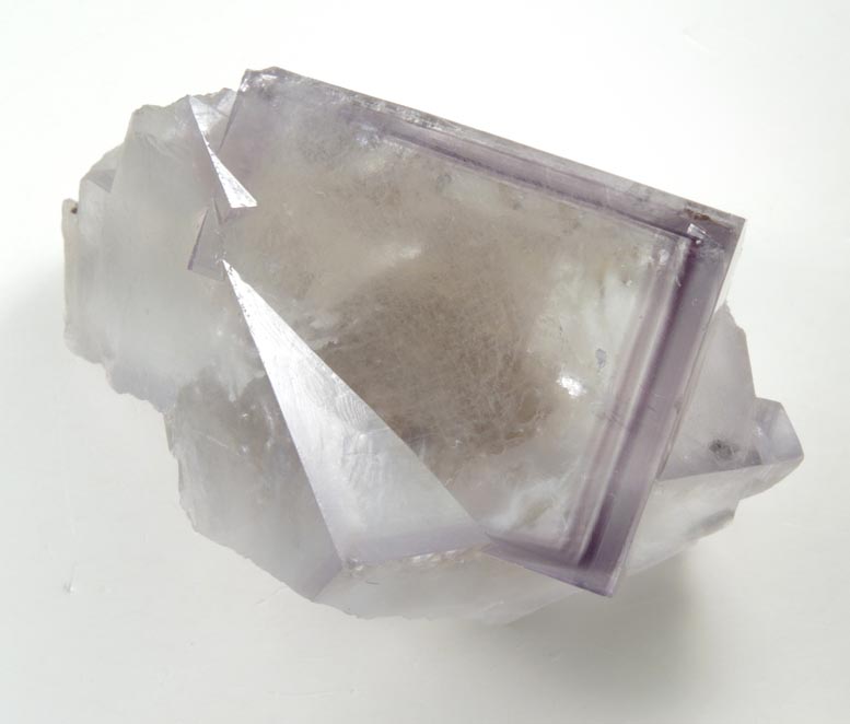 Fluorite (twinned crystals with phantom-zoning) from Alston Moor, West Cumberland Iron Mining District, Cumbria, England