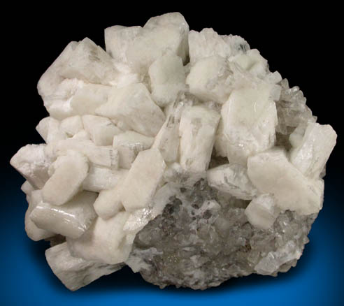 Strontianite pseudomorphs after Celestine from Lime City, Wood County, Ohio