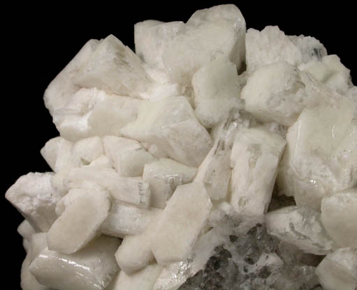 Strontianite pseudomorphs after Celestine from Lime City, Wood County, Ohio