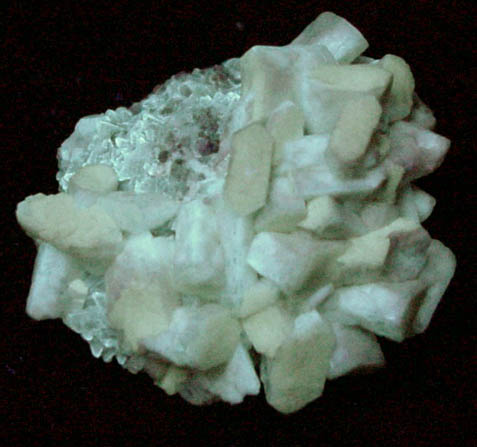 Strontianite pseudomorphs after Celestine from Lime City, Wood County, Ohio