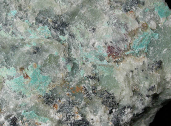 Nakauriite on Serpentine from Cedar Hill Quarry, State Line District, Lancaster County, Pennsylvania