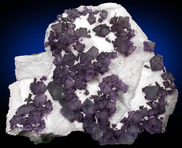 Fluorite in Quartz from Ganzhou, Jiangxi Province, China