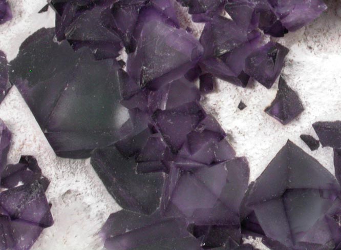 Fluorite in Quartz from Ganzhou, Jiangxi Province, China