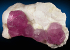 Fluorite on Quartz from Shangbao Mine, Leiyang, Hunan, China