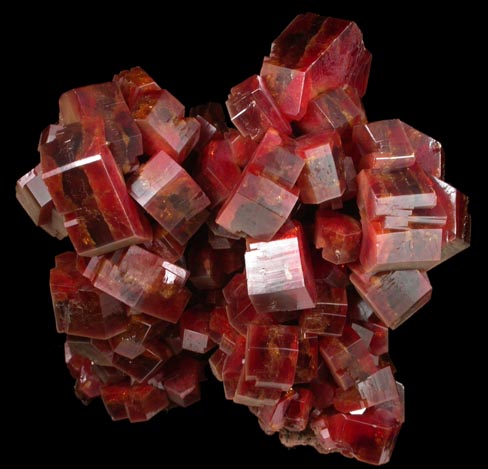 Vanadinite from Mibladen, Haute Moulouya Basin, Zeida-Aouli-Mibladen belt, Midelt Province, Morocco