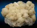 Stilbite with Calcite from railroad cut near Thomaston Dam, Litchfield County, Connecticut