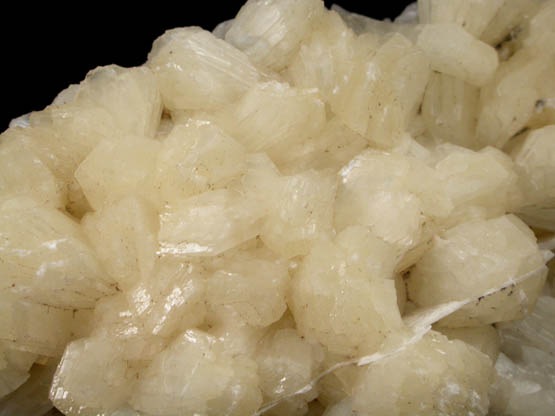 Stilbite with Calcite from railroad cut near Thomaston Dam, Litchfield County, Connecticut