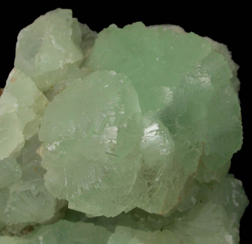 Prehnite from Roncari Quarry, East Granby, Hartford County, Connecticut