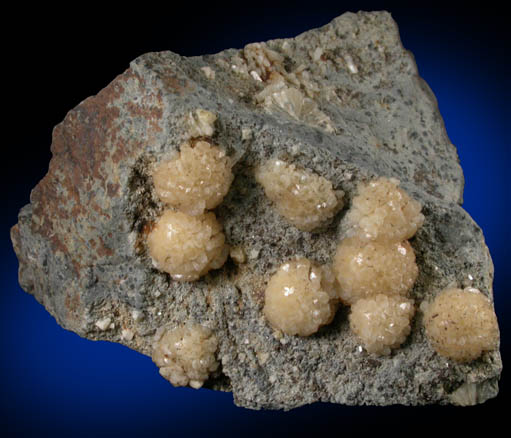 Stilbite from Luck Stone Co. Fairfax Quarry, Centreville, Fairfax County, Virginia