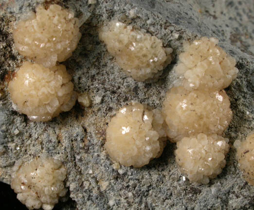 Stilbite from Luck Stone Co. Fairfax Quarry, Centreville, Fairfax County, Virginia