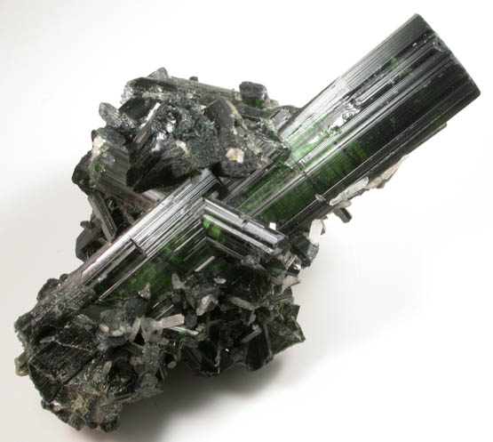 Elbaite Tourmaline with Quartz from Minas Gerais, Brazil