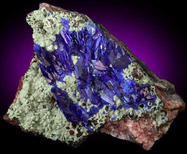 Linarite from Grand Reef Mine, Aravaipa District, Graham County, Arizona