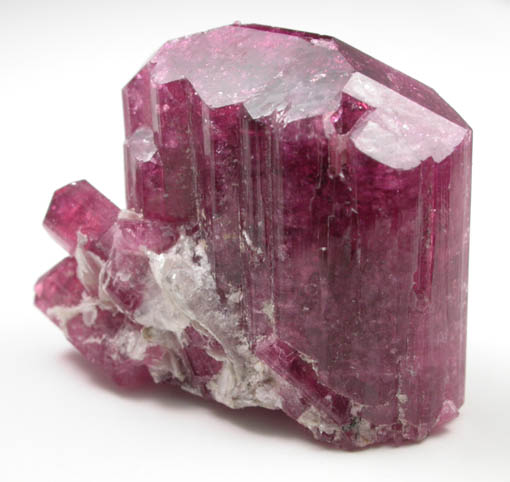 Elbaite var. Rubellite Tourmaline from Mokhovaya Pegmatite, Malkhan District, Chitinskaya Oblast', Transbaikalia, Russia