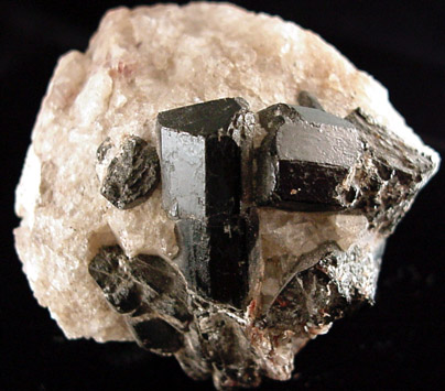 Schorl Tourmaline in Quartz from Lyme, New Hampshire