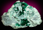 Dioptase and Plancheite from Omaue, Kaokoveld, Kunene Region, Namibia