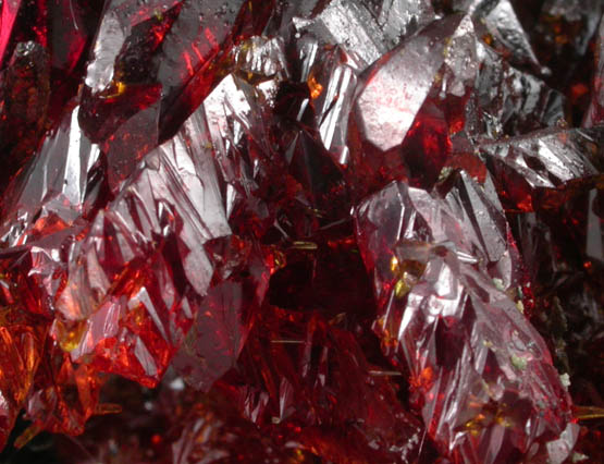 Zincite (synthetic) from Silesia, Poland