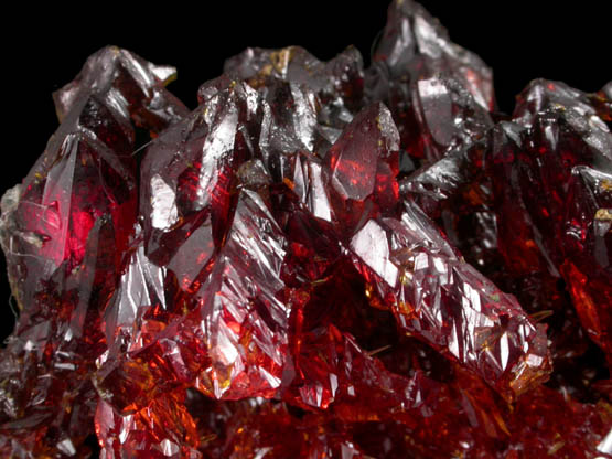 Zincite (synthetic) from Silesia, Poland