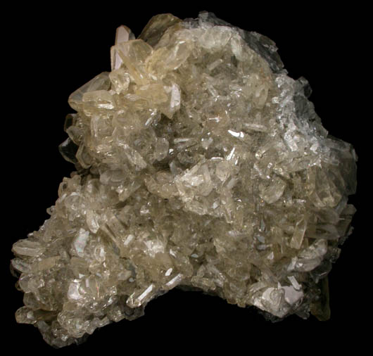 Barite with Calcite from Meikle Mine, Goldstrike Pocket, Ramp 4480, Elko County, Nevada