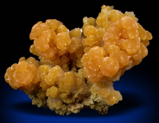 Mimetite with Calcite from San Pedro Corralitos, Casas Grandes, Chihuahua, Mexico