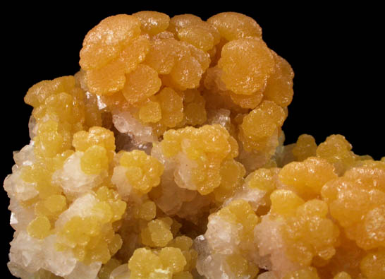 Mimetite with Calcite from San Pedro Corralitos, Casas Grandes, Chihuahua, Mexico