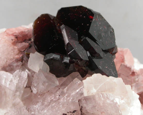 Uvite on Magnesite from Lavra da Pedra Preta, Brumado, Serra das guas, Bahia, Brazil