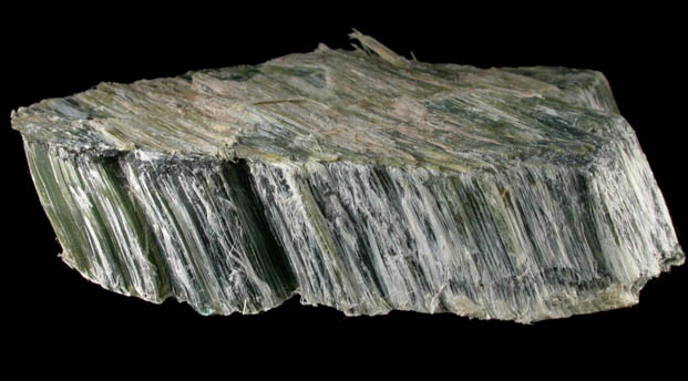 Clinochrysotile from Belvidere Mountain Quarries, Lowell (commonly called Eden Mills), Orleans County, Vermont