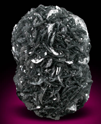 Calcite with Jamesonite inclusions from Herja Mine (Kisbanya), Baia Mare, Maramures, Romania