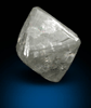 Diamond (2.28 carat pale greenish-gray octahedral crystal) from Northern Cape Province, South Africa