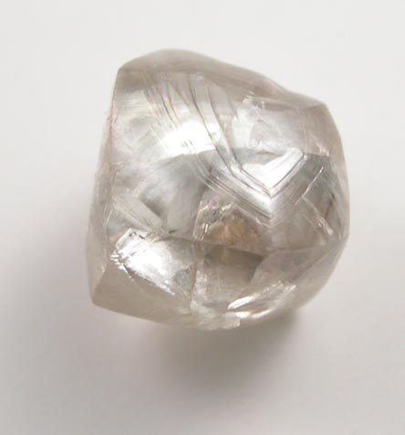 Diamond (1.10 carat brown complex crystal) from Northern Cape Province, South Africa