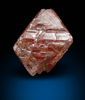 Diamond (1.65 carat colorless complex crystal with red inclusions) from Northern Cape Province, South Africa