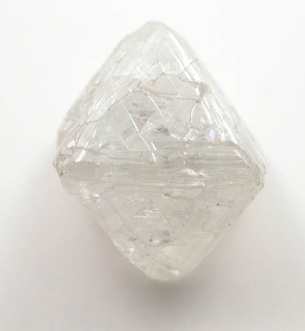 Diamond (2.32 carat pale-gray octahedral crystal) from Northern Cape Province, South Africa