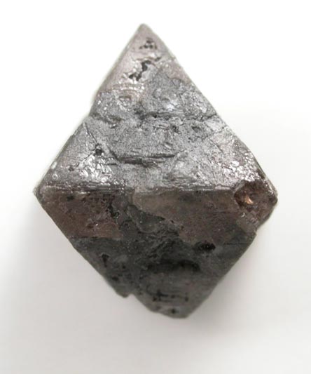 Diamond (2.07 carat translucent black octahedral crystal with etched faces) from Zimbabwe