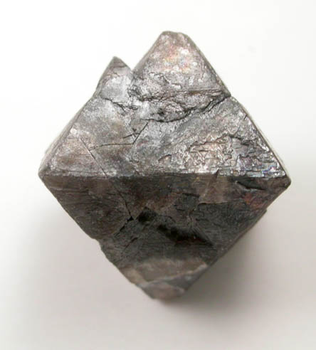 Diamond (2.07 carat translucent black octahedral crystals with etched faces) from Zimbabwe