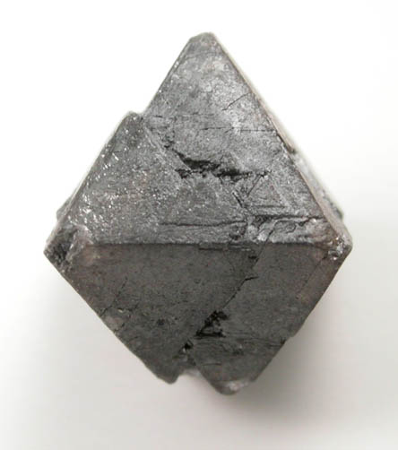Diamond (2.16 carat translucent black octahedral crystal with etched faces) from Zimbabwe