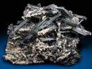 Stibnite with Calcite from Lushi, Henan, China