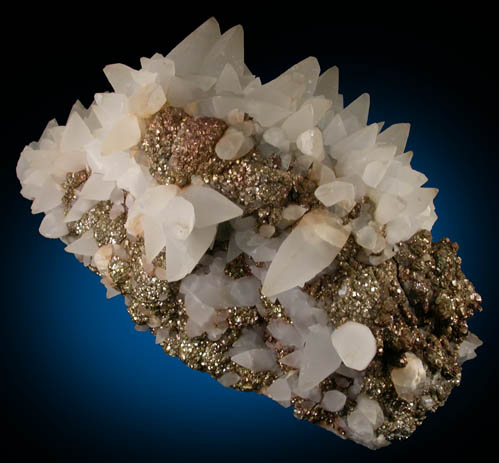 Calcite and Pyrite from Santa Eulalia District, Aquiles Serdn, Chihuahua, Mexico