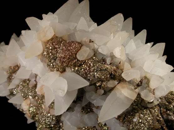 Calcite and Pyrite from Santa Eulalia District, Aquiles Serdn, Chihuahua, Mexico