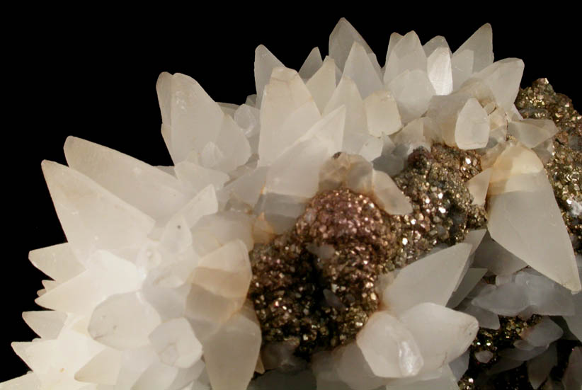 Calcite and Pyrite from Santa Eulalia District, Aquiles Serdn, Chihuahua, Mexico