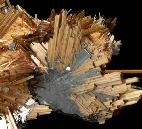 Rutile over Hematite from Novo Horizonte, Bahia, Brazil